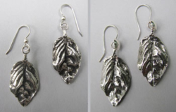 Basil Leaf Earrings (large)